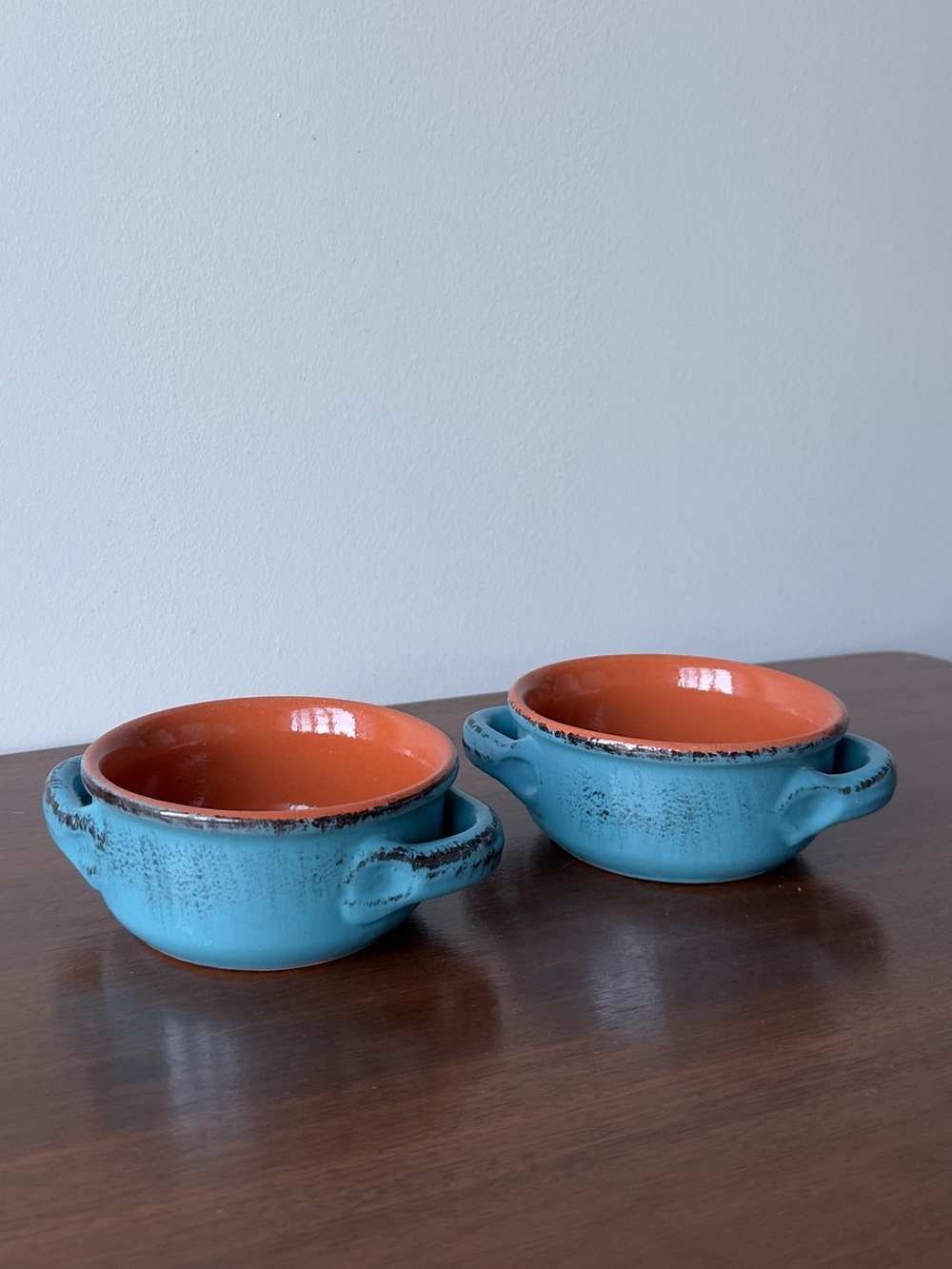Pottery Terra Cotta Pottery Glazed Soup Bowls
